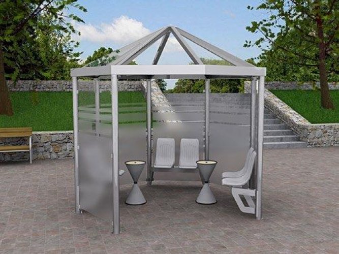 Sigara İçme Alanı Model 6